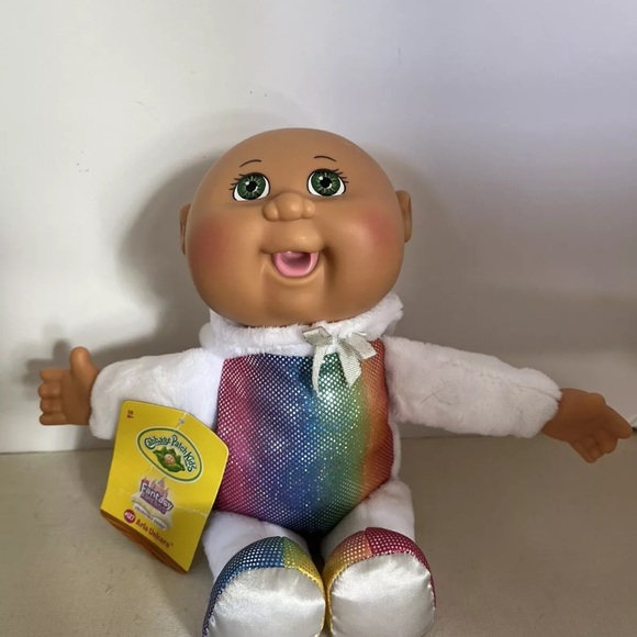 Cabbage Patch Kids Aria Unicorn Cuties White Rainbow 12" Plush Dolls CPK New - Picture 2 of 7